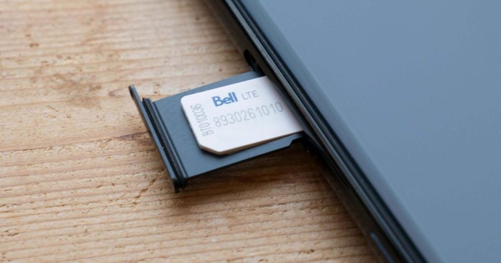 Sim du lịch Canada nhà mạng Bell