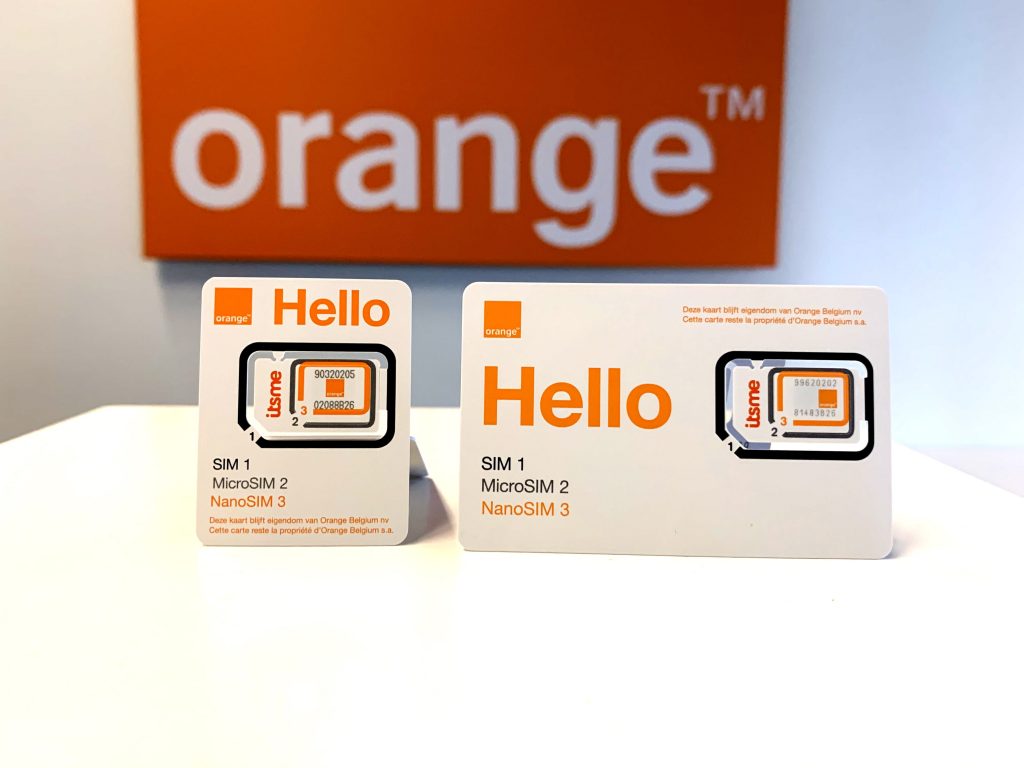 Sim du lịch Bỉ nhà mạng Orange