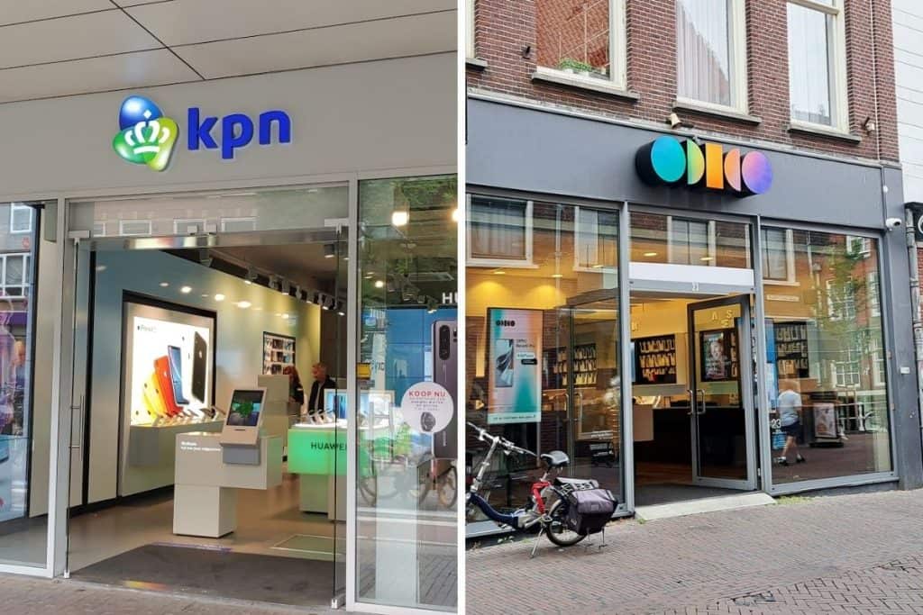 sim du lịch Hà Lan KPN và Odido 