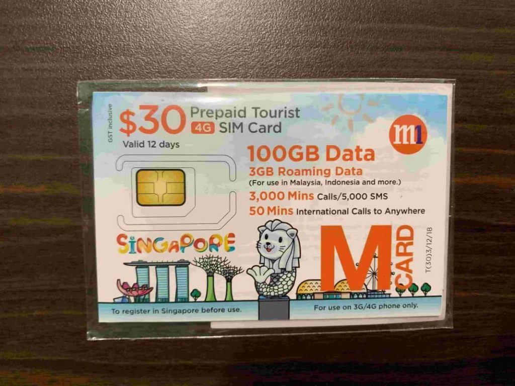 Chi tiết về sim du lịch Singapore Malaysia