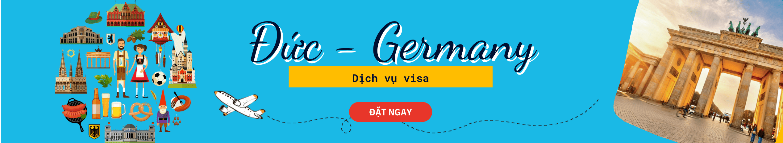 Dịch vụ hỗ trợ xin Visa Đức thăm thân, công tác