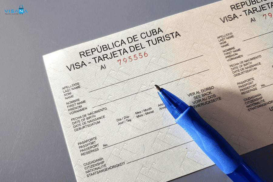 quy trình xin visa cuba visana