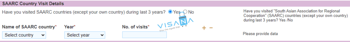 điền đơn xin visa Ấn Độ trực tuyến visana15