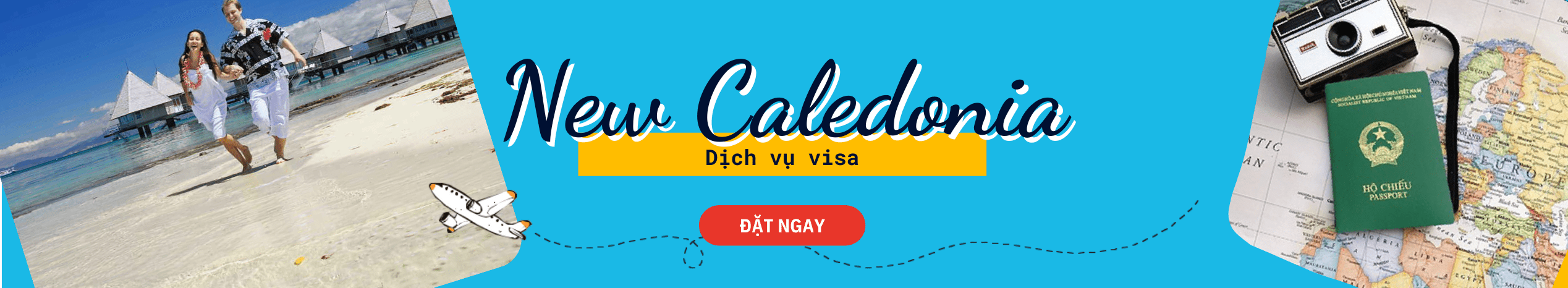Dịch vụ xin Visa New Caledonia du lịch & công tác