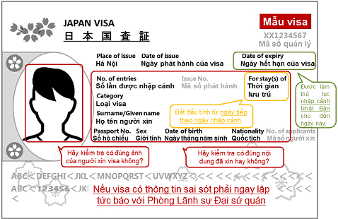 hình ảnh visa nhật bản visana