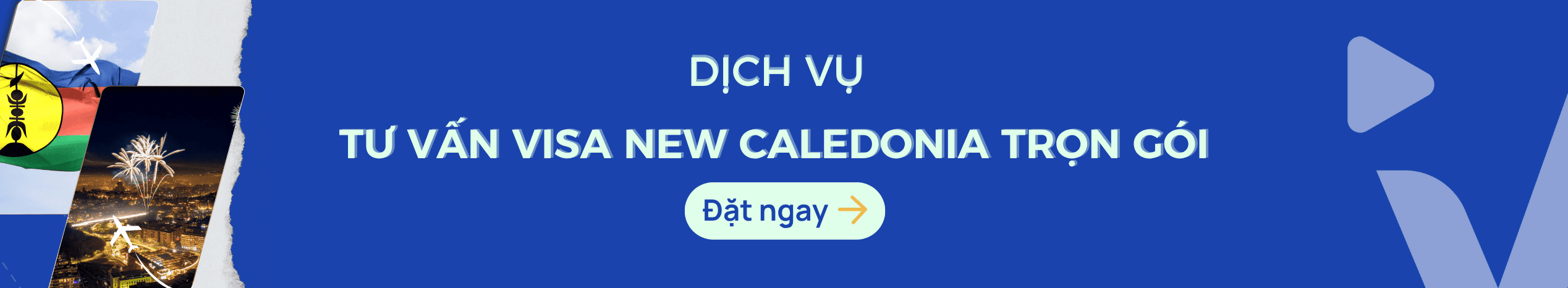 Dịch vụ xin Visa New Caledonia du lịch & công tác