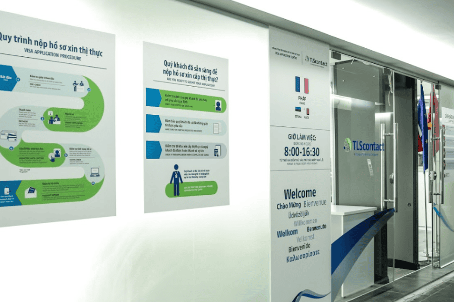 Trung tâm tiếp nhận hồ sơ xin visa Pháp tại Hà Nội visana