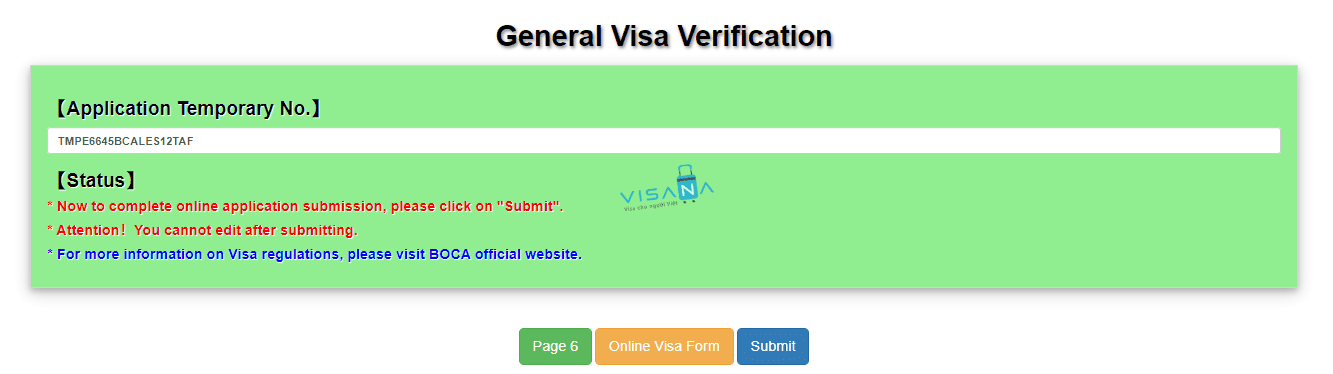 id hồ sơ xin visa đài loan