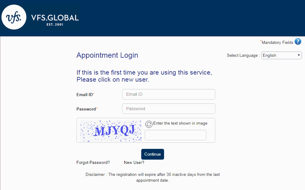 Thủ tục & Kinh nghiệm xin visa Úc 600 | Cadeton Blog 12 Đăng nhập đặt lịch hẹn online xin visa Úc - Visana