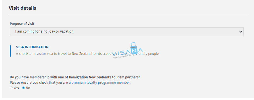 Visa online New Zealand visana16