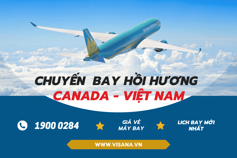Lịch chuyến bay hồi hương Canada về Việt nam