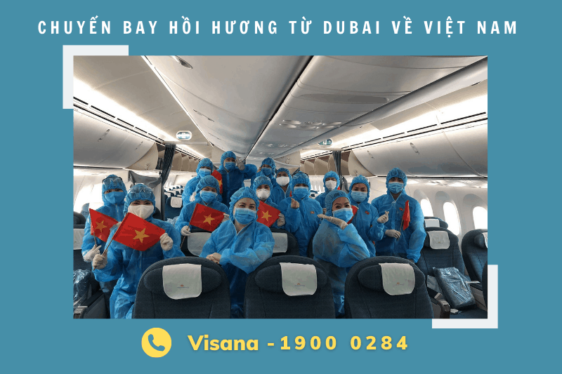 Đăng ký vé máy bay hồi hương từ Dubai về Việt Nam