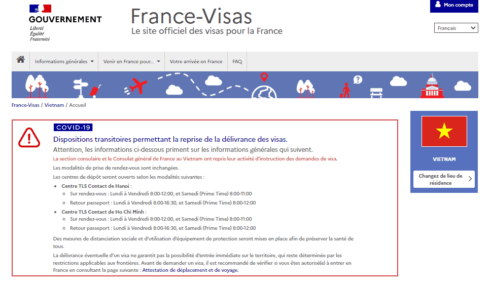 điền đơn xin visa Pháp1