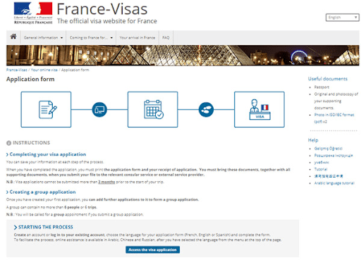 điền đơn xin visa Pháp3