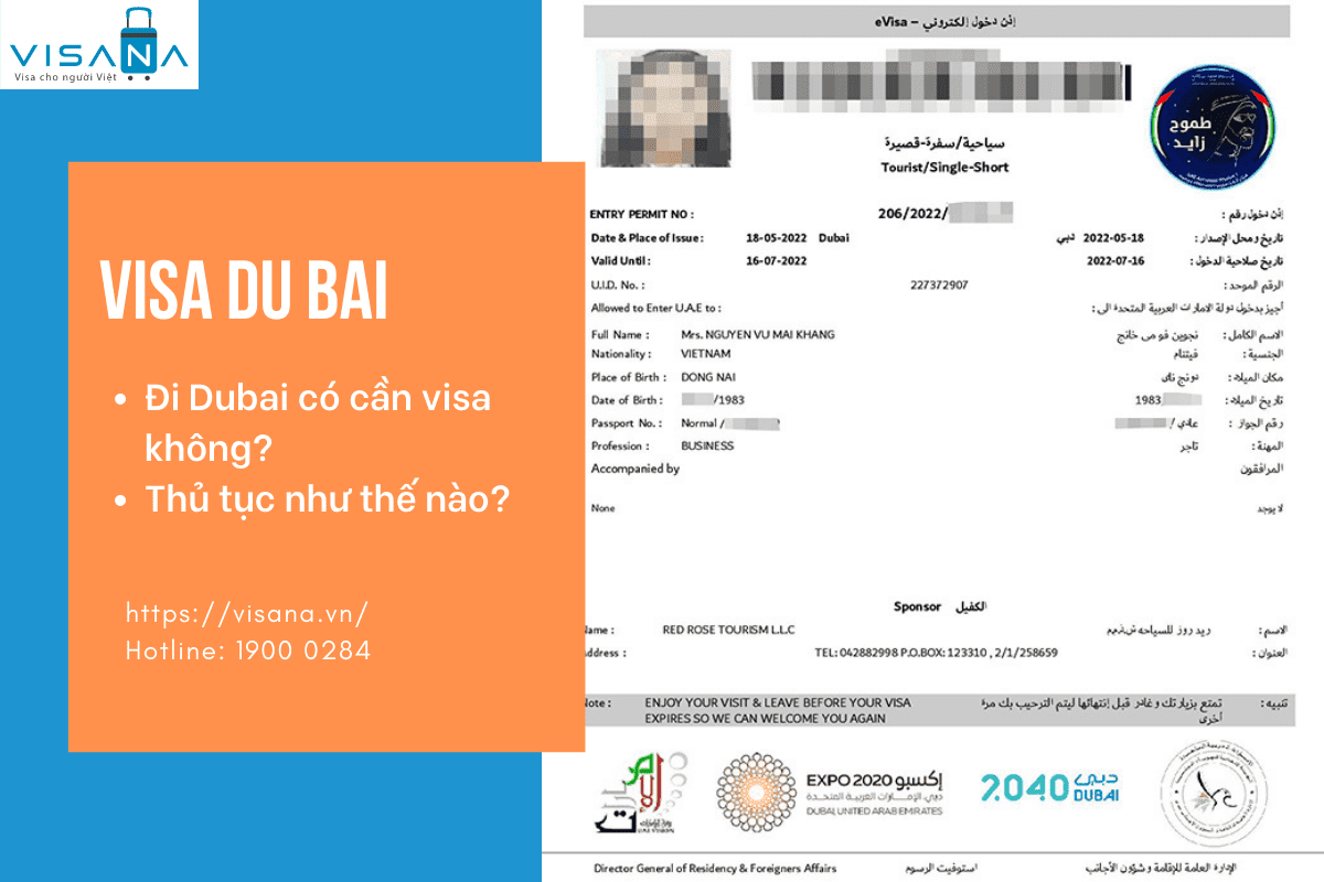 Xin visa Dubai - VISANA