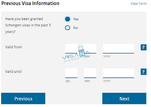 thông tin visa điền tờ khai xin visa Hà Lan visana