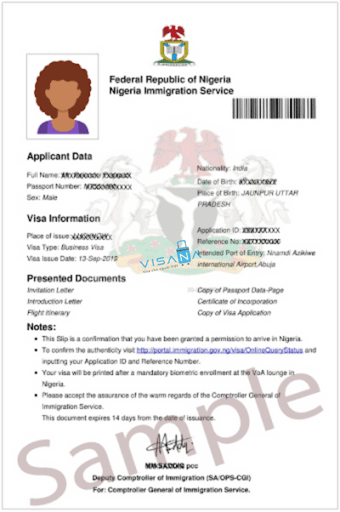 e-Visa nigeria visana