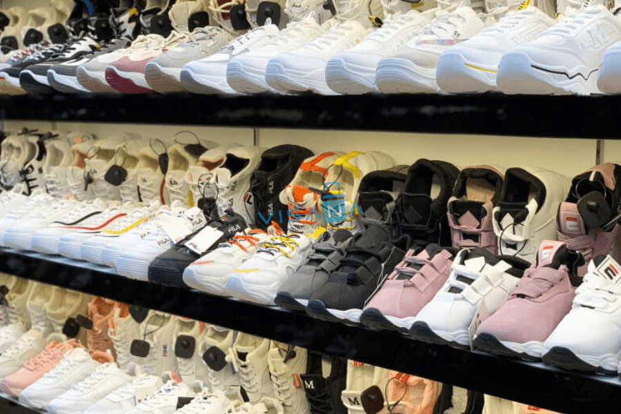 Chợ sỉ giày Xing Hao Pan quảng châu visana