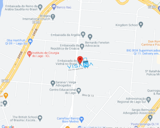 địa chỉ đại sứ quán việt nam tại brazil visana