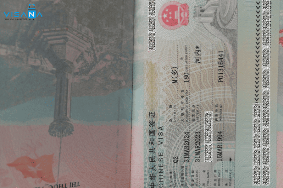 hồ sơ xin visa thăm thân Trung Quốc Q1, Q2, S1, S2 visana