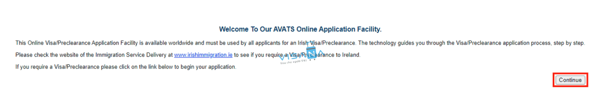 điền đơn xin visa ireland visana1