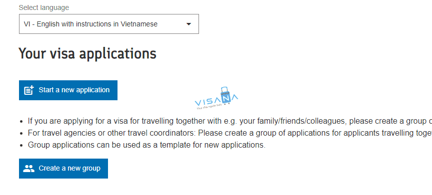 điền đơn xin visa phần lan visana 5