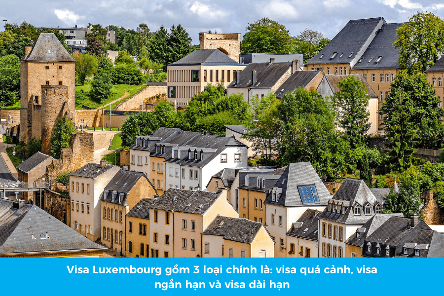 Visa Luxembourg gồm mấy loại? visana
