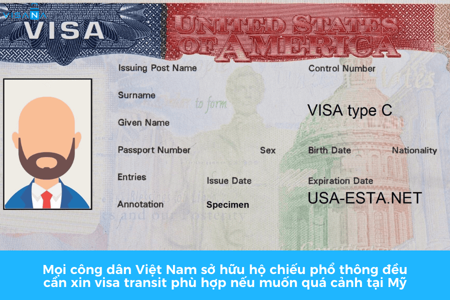 Công dân Việt Nam quá cảnh ở Mỹ có cần visa không? visana