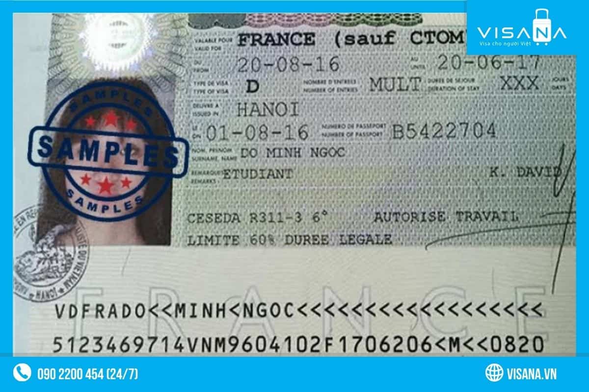 Visa Pháp dài hạn
