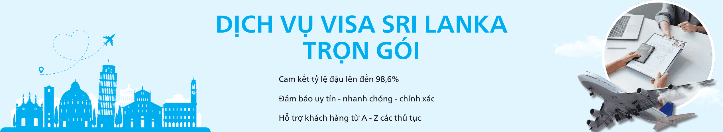 Dịch vụ hỗ trợ xin Visa Sri Lanka du lịch & công tác