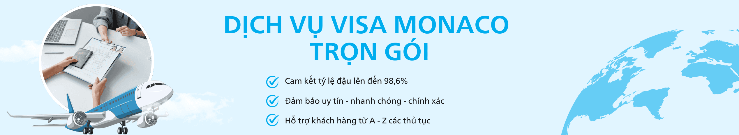 Dịch vụ làm Visa Monaco du lịch & công tác