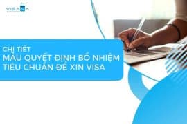 Chi tiết mẫu quyết định bổ nhiệm tiêu chuẩn để xin visa