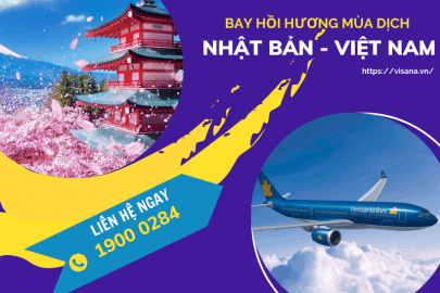 Lịch đăng ký chuyến bay, vé máy bay từ Nhật Bản về Việt Nam mới nhất T2/2022