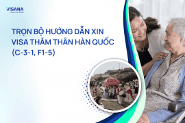 Trọn bộ hướng dẫn xin visa thăm thân Hàn Quốc (C-3-1, F1-5)