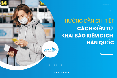Hướng dẫn chi tiết khai báo thông tin kiểm dịch trước khi nhập cảnh Hàn Quốc
