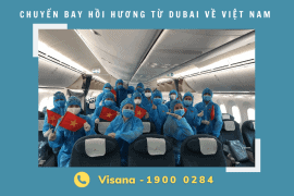 Lịch chuyến bay từ Dubai(UAE) về Việt Nam tháng 2/2022