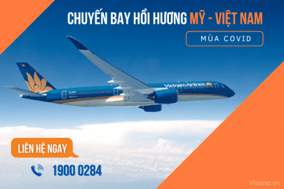 Lịch chuyến bay, vé máy bay từ Mỹ về Việt Nam mới nhất tháng 1/2022